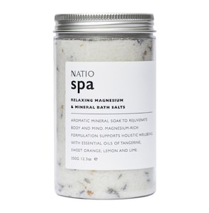 Natio Spa Relaxing Magnesium & Mineral Bath Salts 350G