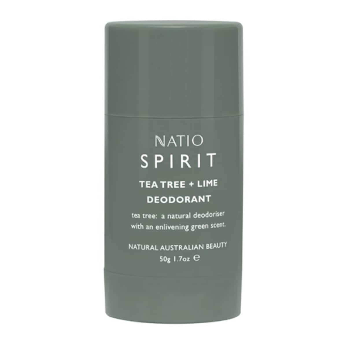 Natio Spirit Tea Tree + Lime Deodorant 50G