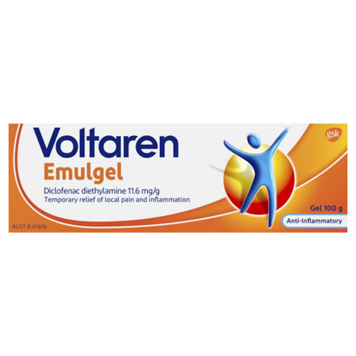 Voltaren Emulgel Muscle & Back Pain Relief 100G