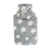 Mcgloins Hot Water Bottle With Heart & Stars Plush Cover (Assorted Designs Selected At Random)