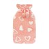 Mcgloins Hot Water Bottle With Heart & Stars Plush Cover (Assorted Designs Selected At Random)