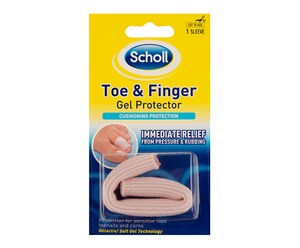 Scholl Toe & Finger Gel Protector 1 Sleeve