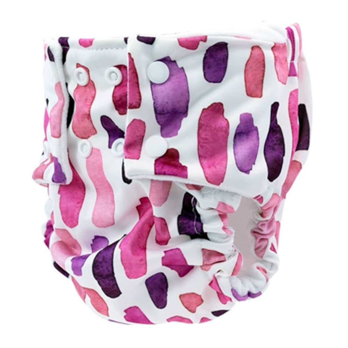 Pea Pods Reusable Nappy One Size Pink Watercolour