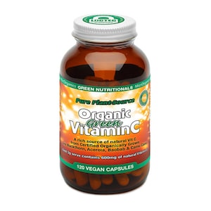 Green Nutritionals Pure Plant Source Organic Green Vitamin C 120 Capsules