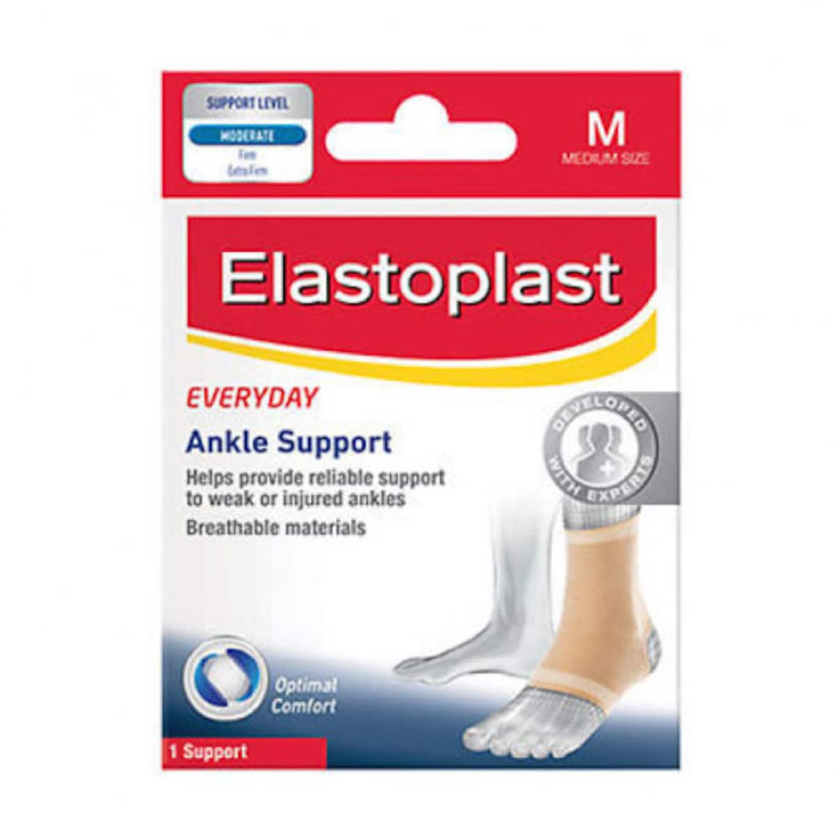 Elastoplast Everyday Ankle Support Medium 1 Pack