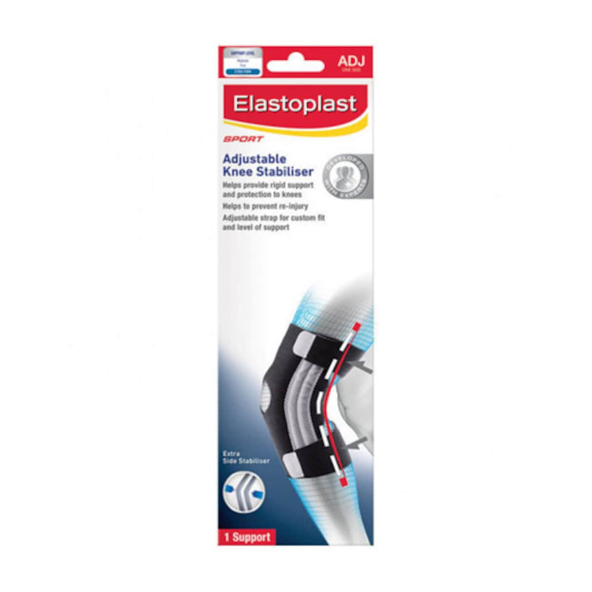 Elastoplast Sport Adjustable Knee Stabiliser One Size 1 Pack