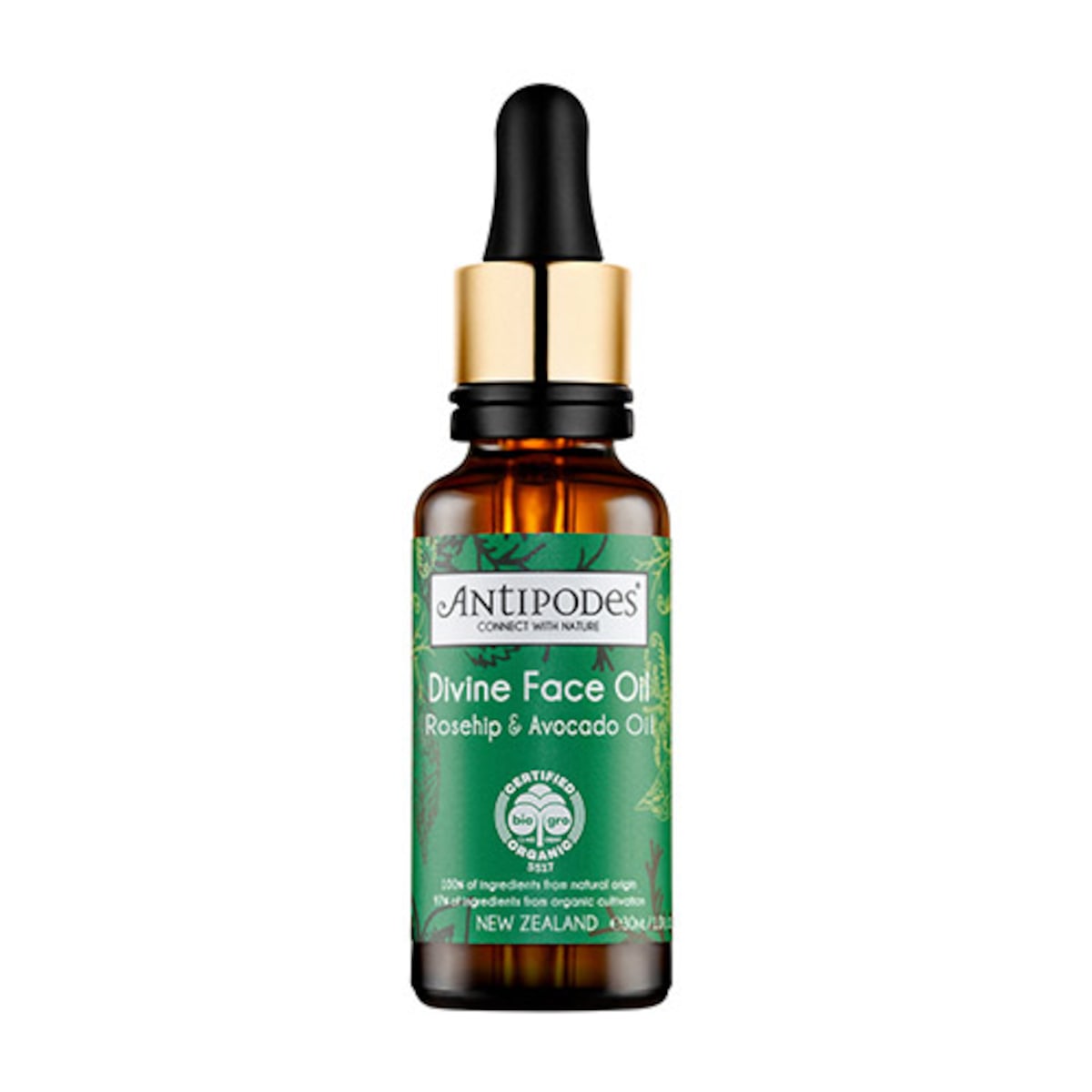 Antipodes Divine Face Oil with Rosehip & Avocado Oil 30ml