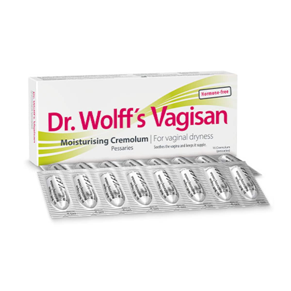 Dr Wolff's Vagisan Moisturising Cremolum 16 Pessaries