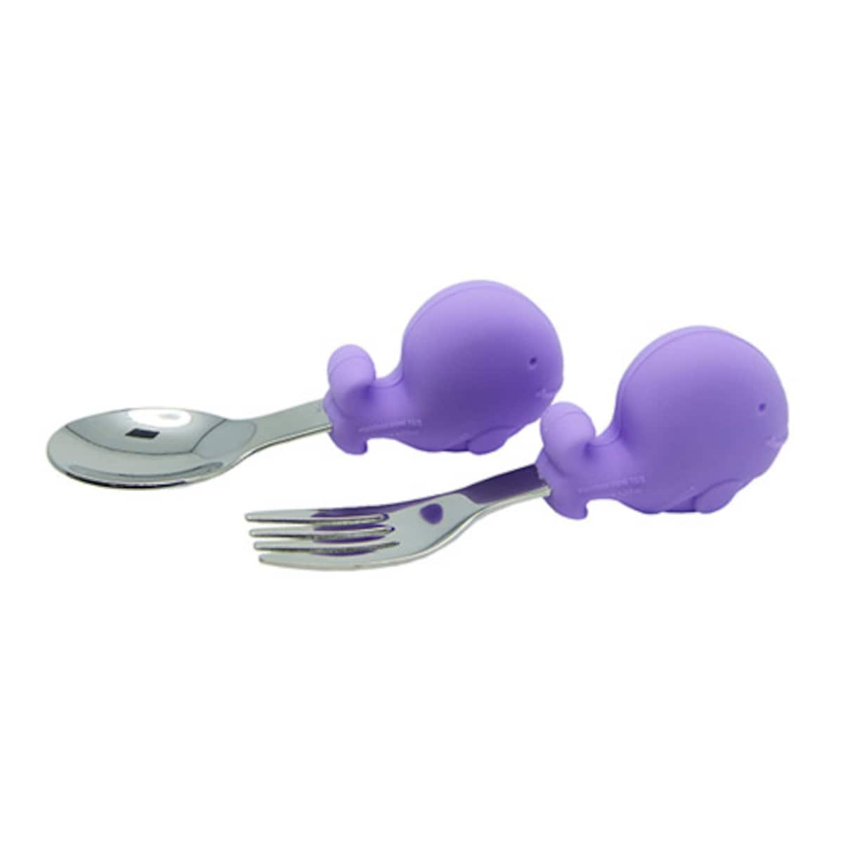 Marcus & Marcus Palm Grasp Fork & Spoon Set Lilac