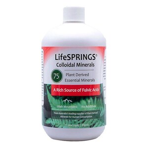 Lifesprings Colloidal Mineral (Plant Derived) 500Ml