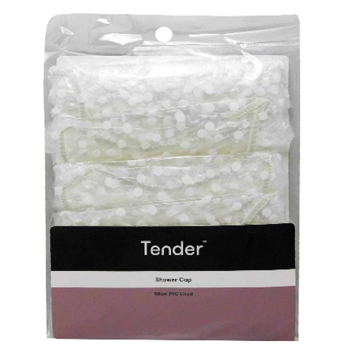 Tender Vinyl Shower Cap 6 Plain Caps