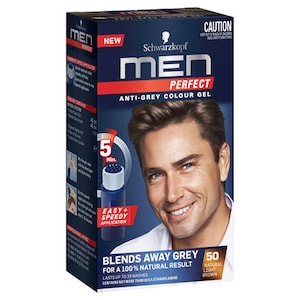 Schwarzkopf Men Perfect Anti-Grey Colour Gel 50 Light Brown