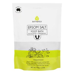 Bathefex Epsom Salt Foot Bath Eucalyptus & Peppermint 750G