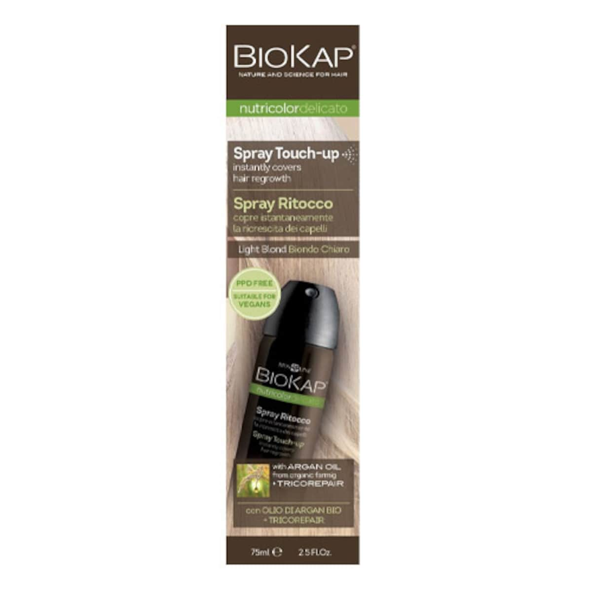 Biokap Spray Touch Up Light Blonde 75Ml