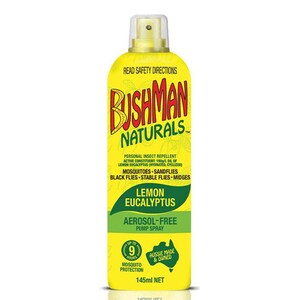 Bushman Naturals Insect Repellant Lemon Eucalyptus Pump Spray 145Ml