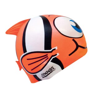 Zoggs Junior Character Swim Cap Assorted Sea Animals (Colours Selected At Random)