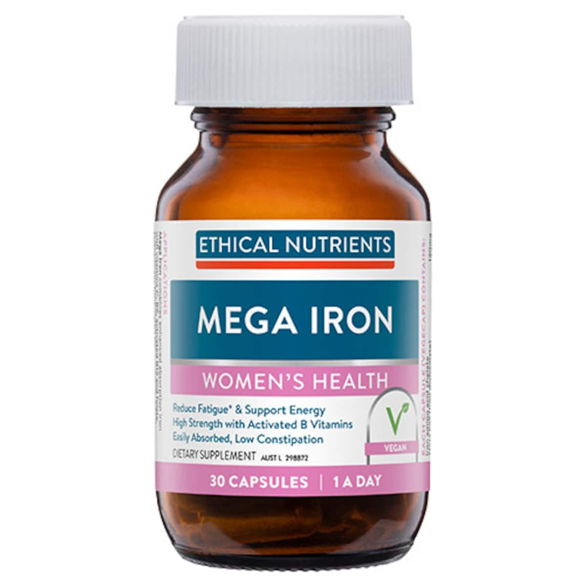 Ethical Nutrients Mega Iron 30 Capsules