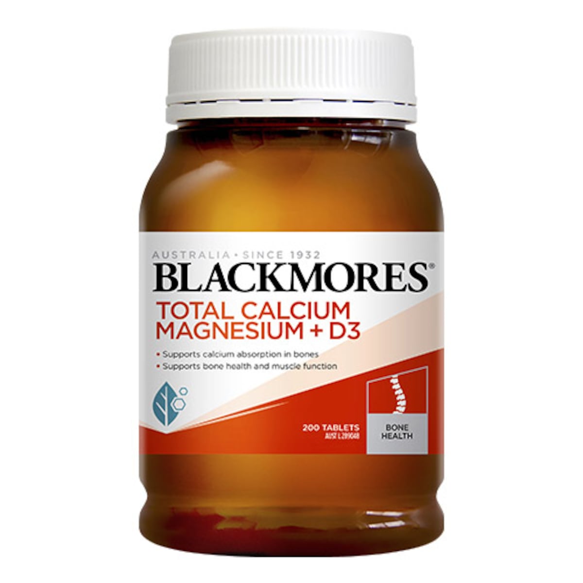 Blackmores Total Calcium Magnesium + D3 200 Tablets