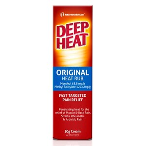 Deep Heat Original Heat Rub Pain Relief 50G