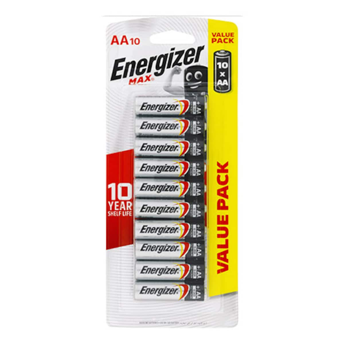 Energizer Max Aa E91 Hp 10 Batteries