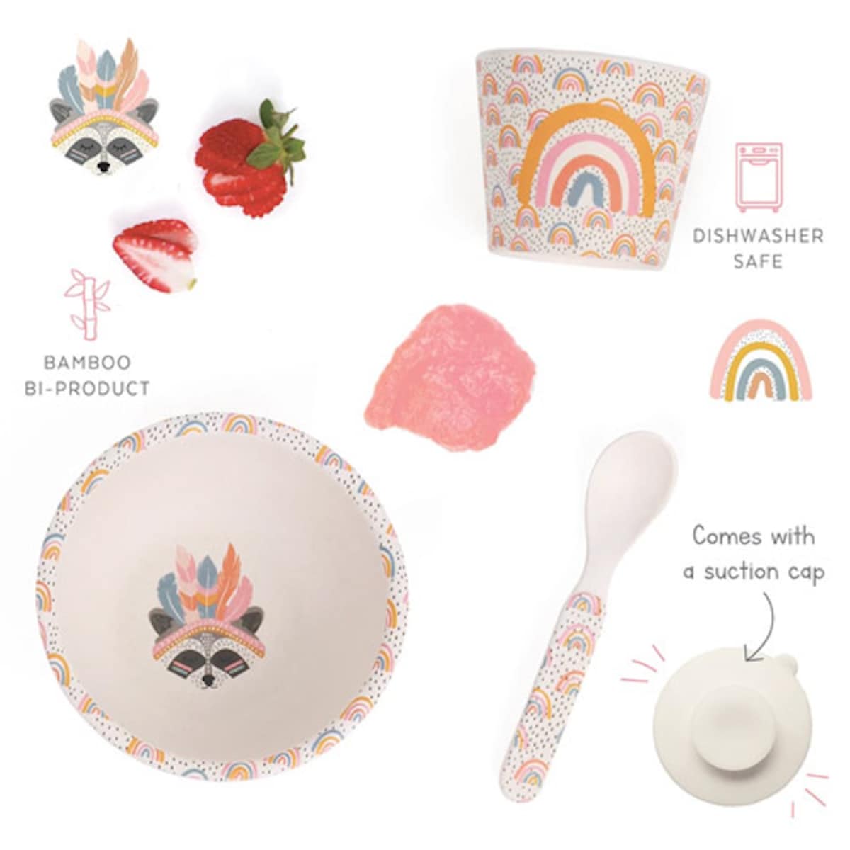 Love Mae Baby Feeding Set Gypsy Girl