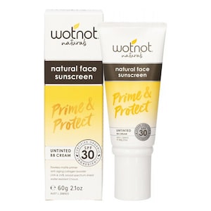 Wotnot Natural Face Sunscreen Spf30 Untinted Bb Cream 60G