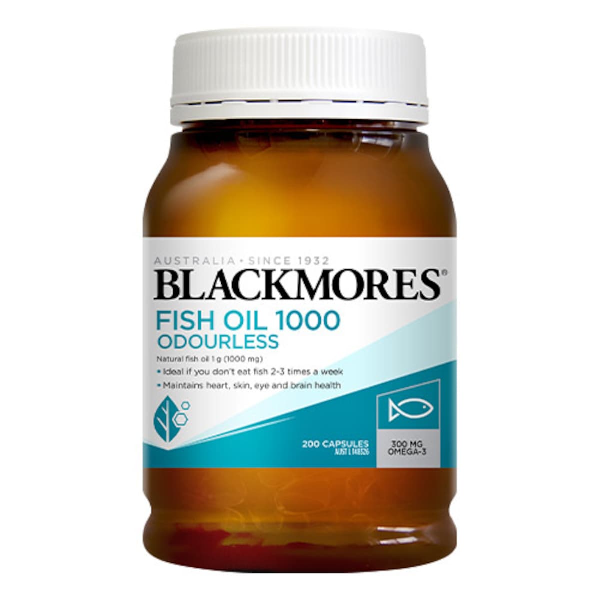 Blackmores Fish Oil Odourless 1000Mg 200 Capsules