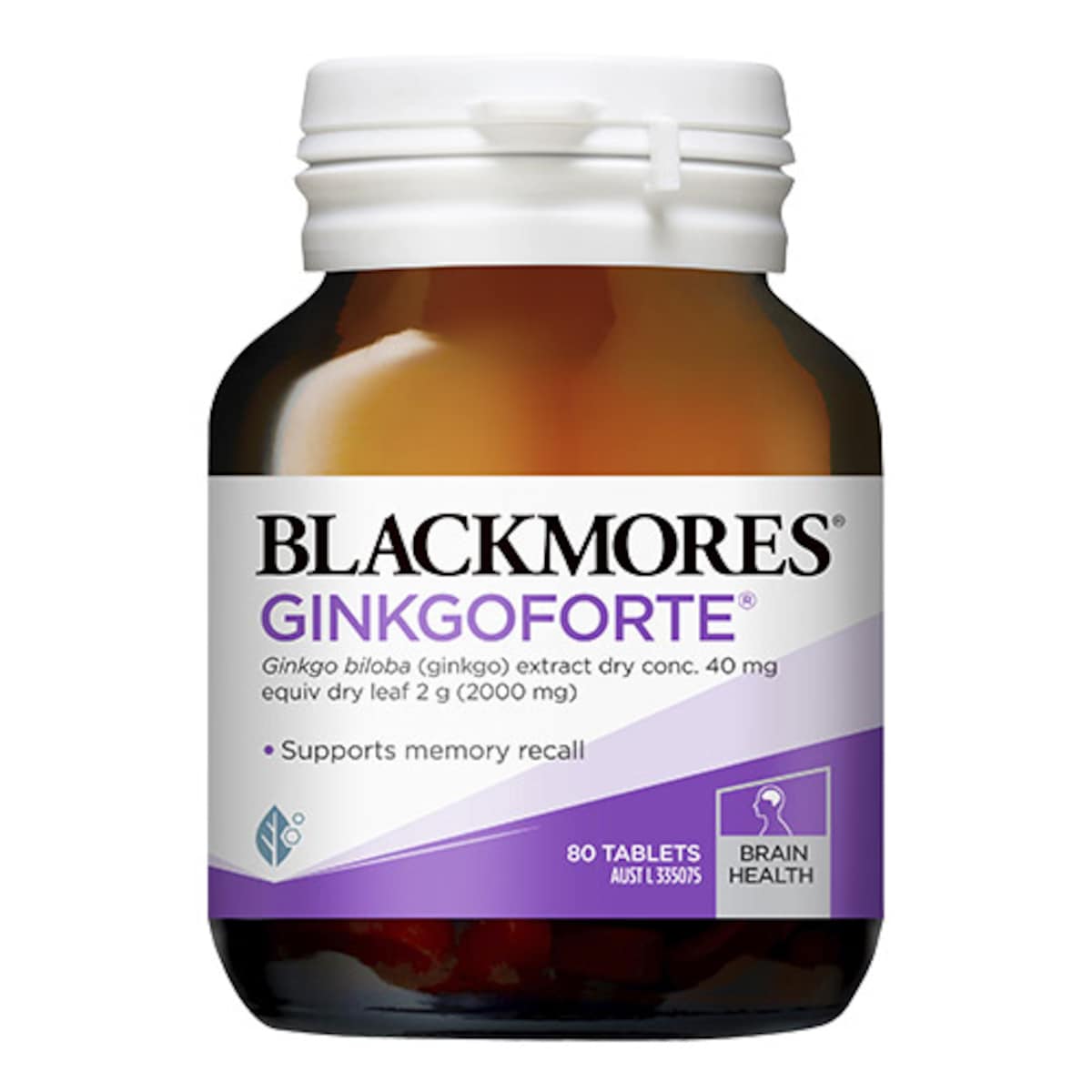 Blackmores Ginkgoforte 2000mg 80 Tablets