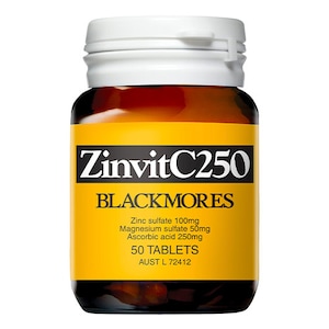 Blackmores Zinvitc250 50 Tablets