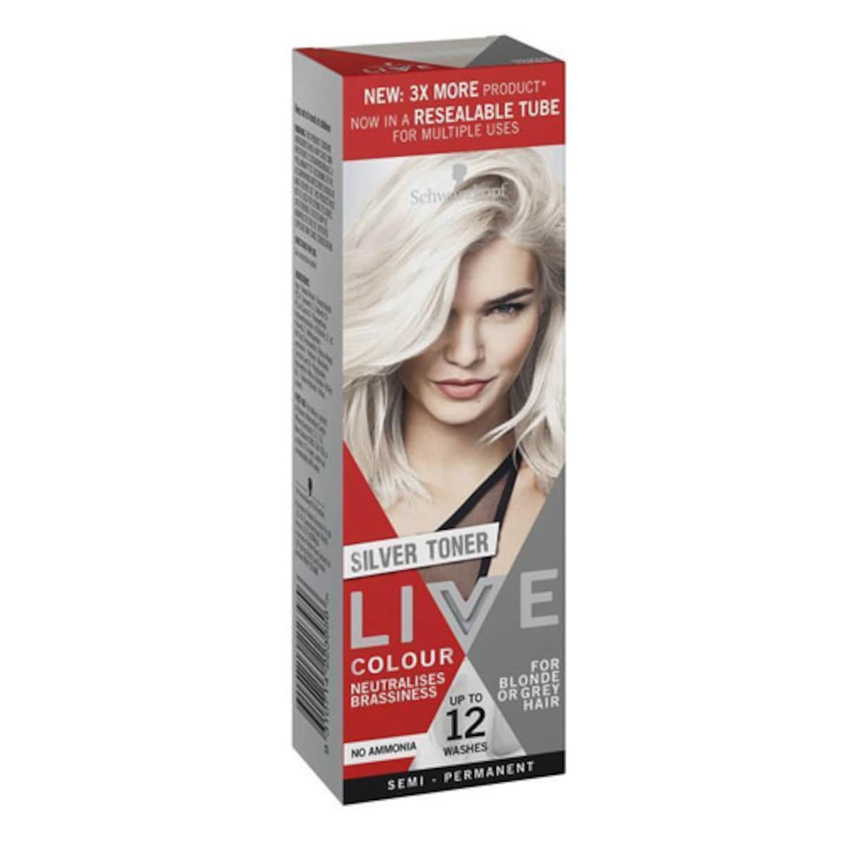 Schwarzkopf Live Colour Silver Toner 75Ml