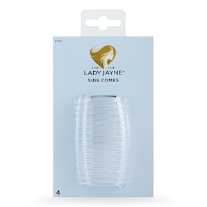 Lady Jayne Side Comb Crystal 4 Pack