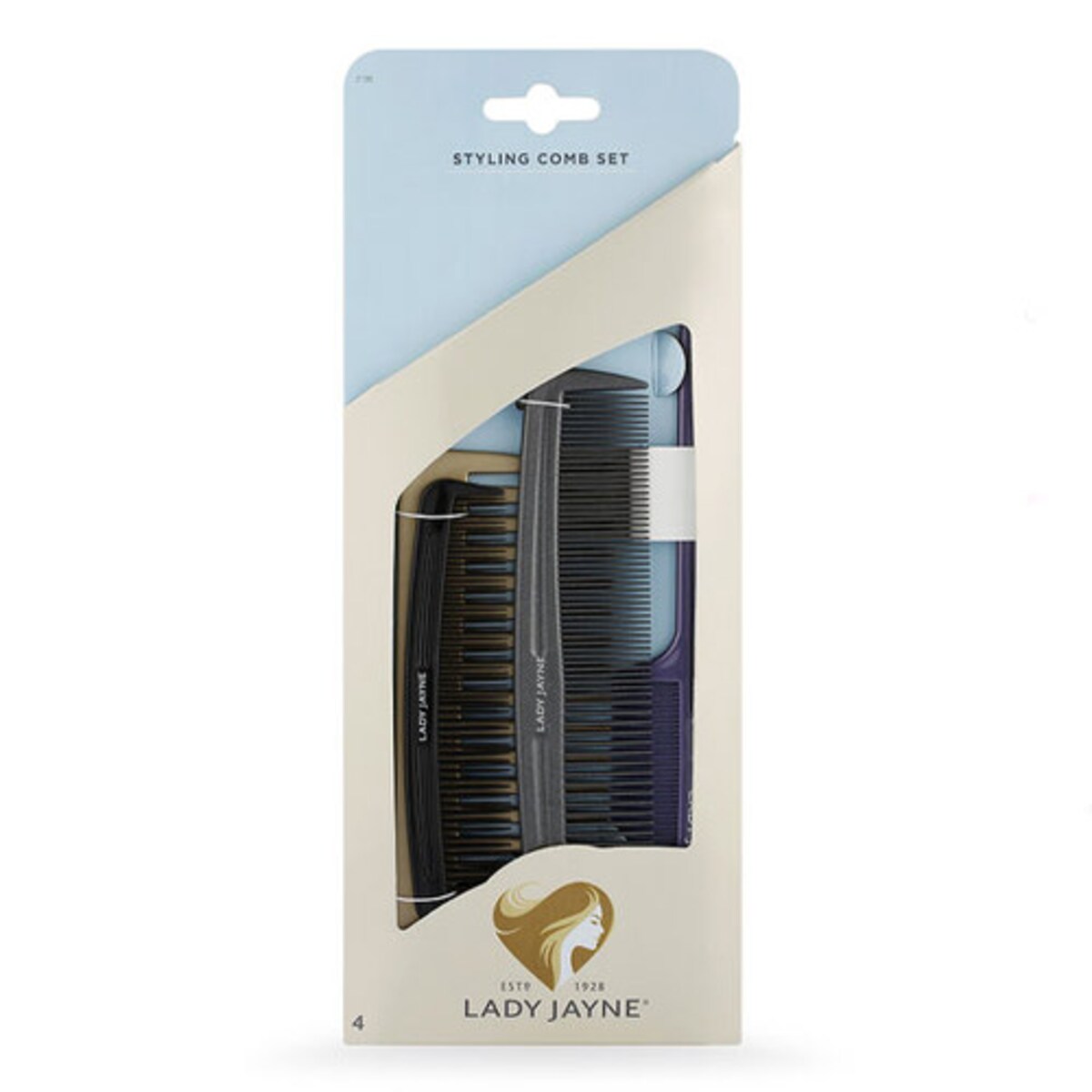 Lady Jayne Family Combs 4 Pack