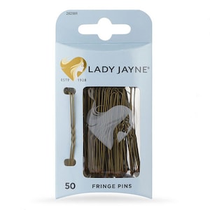 Lady Jayne Fringe Pins Brown 5Cm 50 Pack