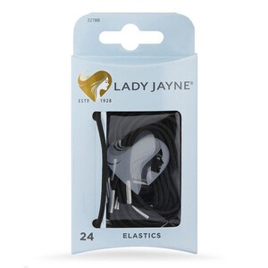 Lady Jayne Elastics Black 24 Pack