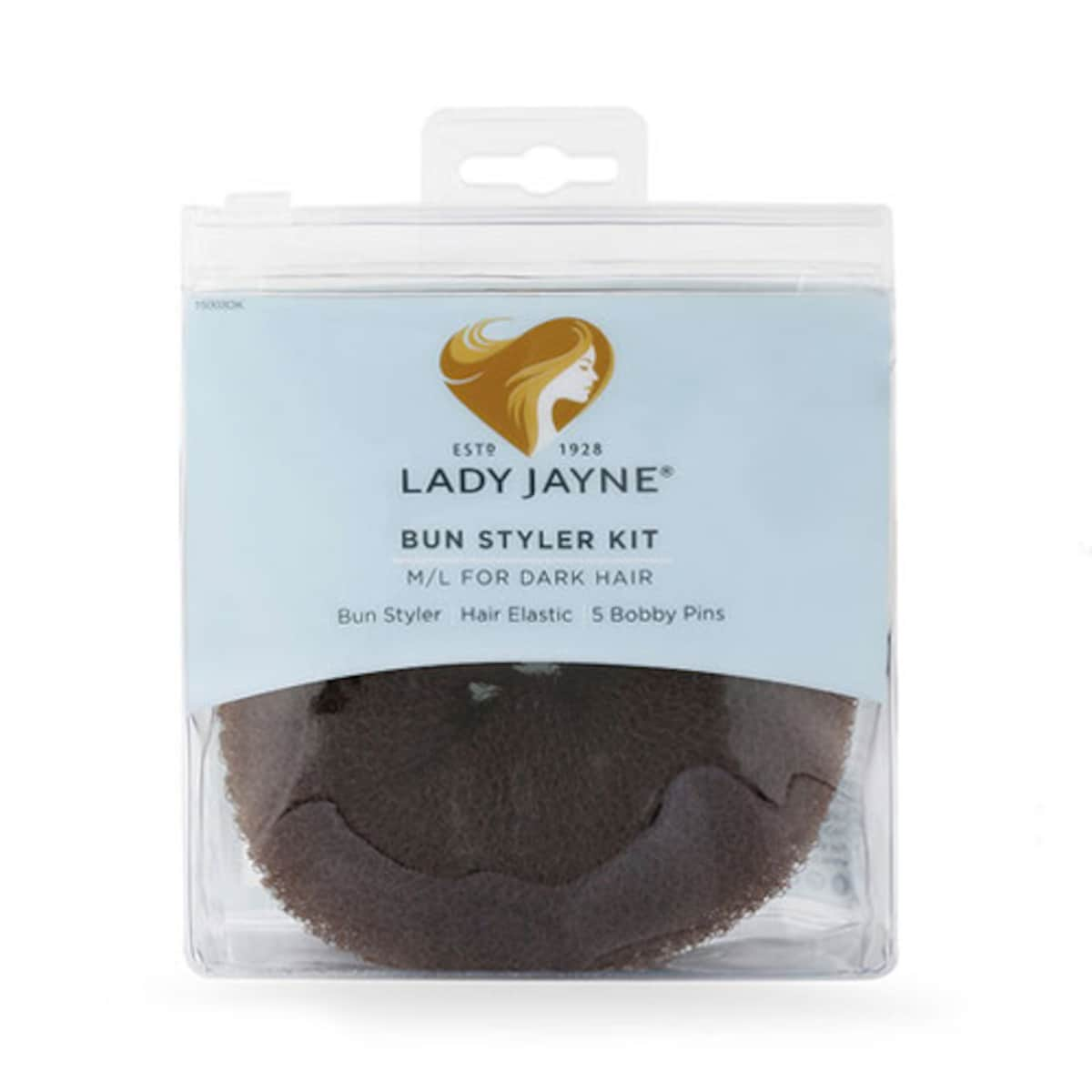 Lady Jayne Bun Styler Kit Dark Medium/Large