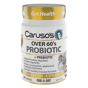 Carusos Over 60's Probiotic 60 Capsules