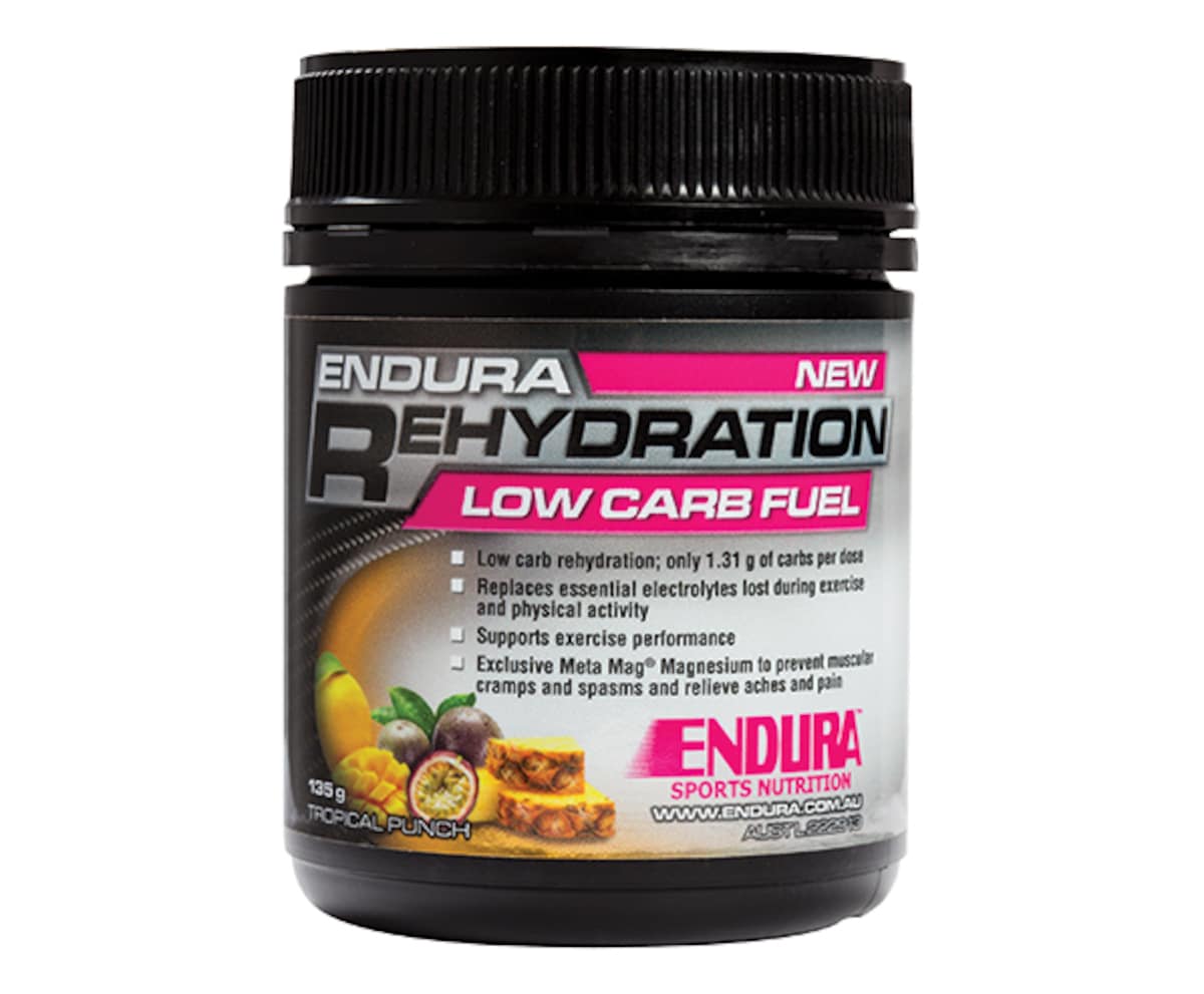 Endura Rehydration Low Carb Fuel Tropical Punch 128G