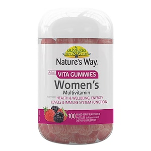 Natures Way Adult Vita Gummies Womens Multivitamin 100 Pack