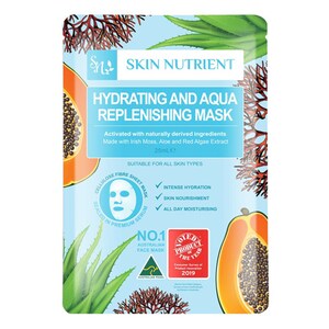 Skin Nutrients Hydrating & Aqua Replenishing Sheet Mask 1 Pack