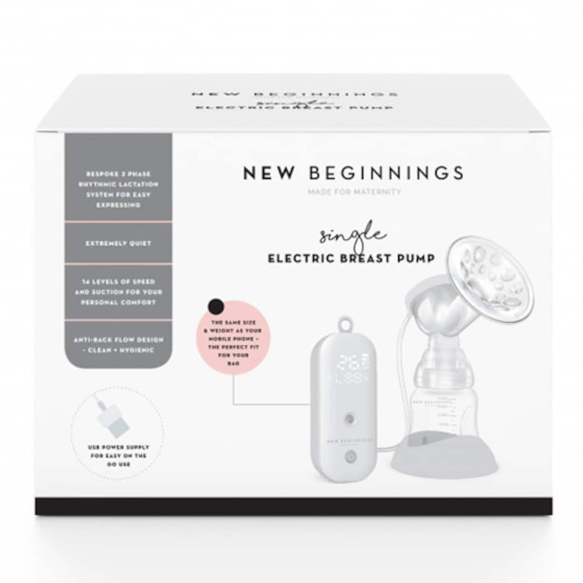 New Beginnings Single Electric Breast Pump