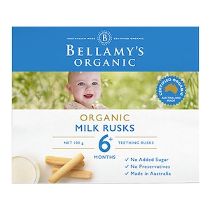 Bellamys Organic Milk Rusks For Teething 100G