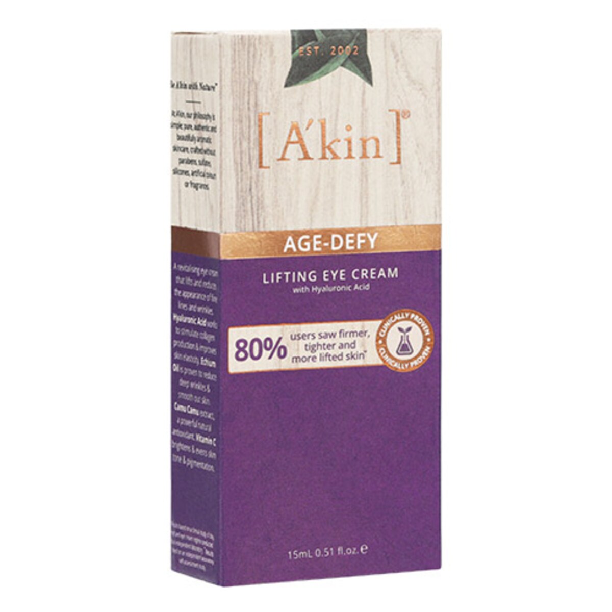 Akin Age-Defy - Lifting Eye Cream 15Ml 