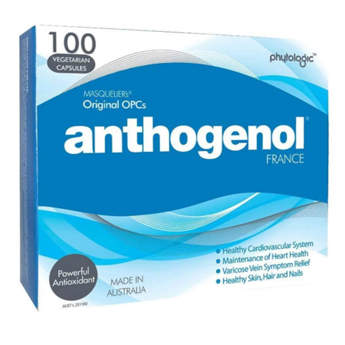 Anthogenol Original 100 Vegetarian Capsules