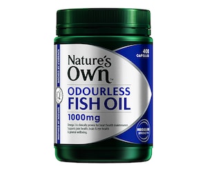 Natures Own Odourless Fish Oil 1000Mg 400 Capsules