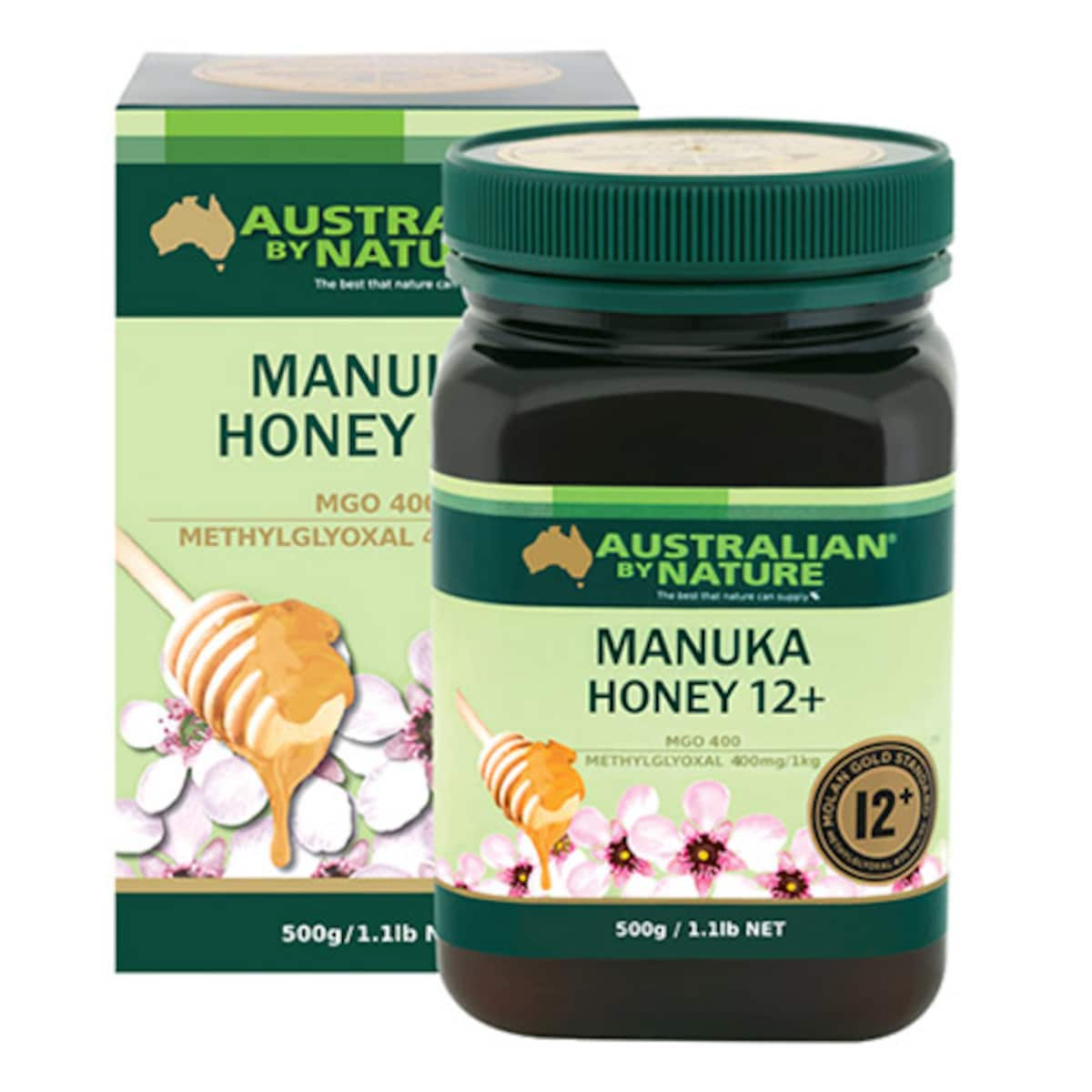 Australian By Nature Manuka Honey 12+ (Mgo 400) 500G