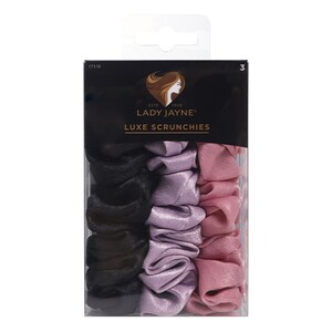 Lady Jayne Luxe Scrunchies Large 3 Pack