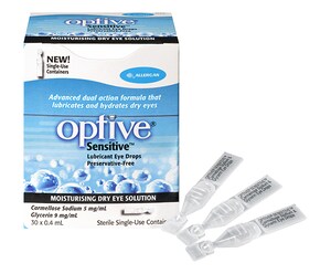 Optive Sensitive Eye Drops Preservative Free 0.4Ml X 30 Vials