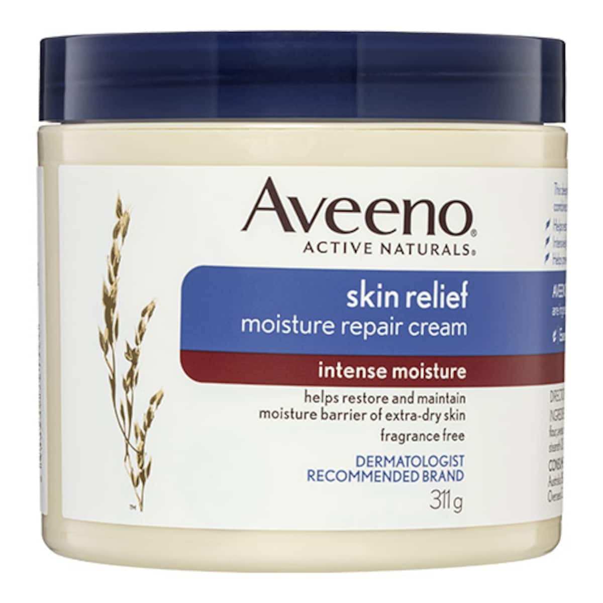 Aveeno Active Naturals Skin Relief Intense Moisture Repair Cream 311G