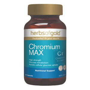 Herbs Of Gold Chromium Max 120 Capsules