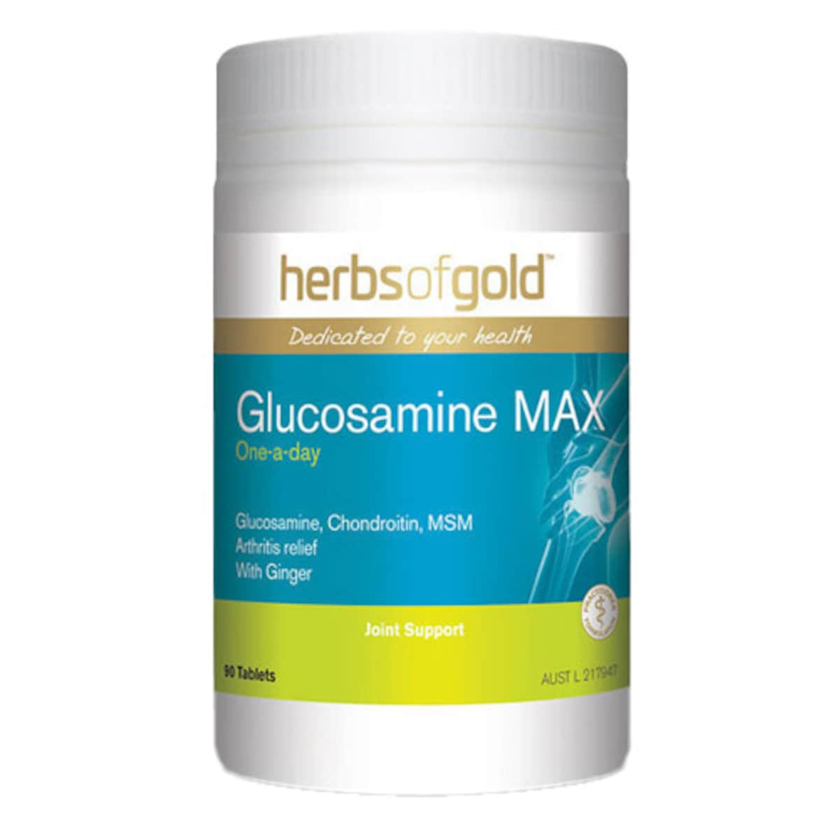 Herbs Of Gold Glucosamine Max 90 Tablets